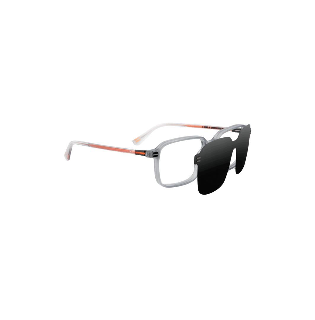 Dilem Drem025M gris + Clip City Optik München